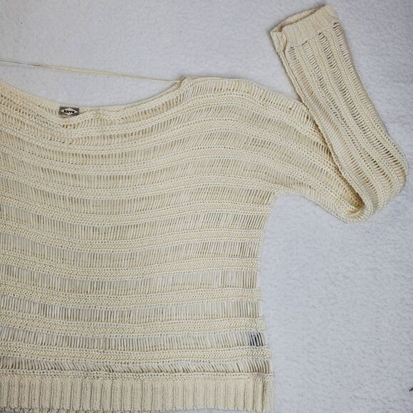 Kirra XL Knit Cropped Ling Sleeves Blouse - Picture 12 of 14